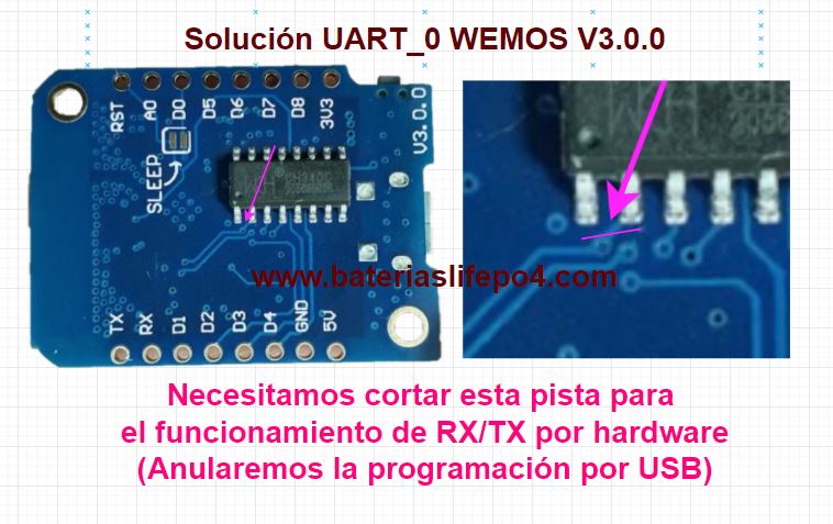 tx rx fallo wemos 3.0